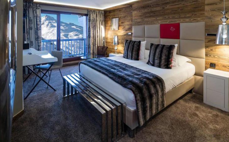 Koh-I Nor Hotel, Val Thorens, Hotel Bedroom